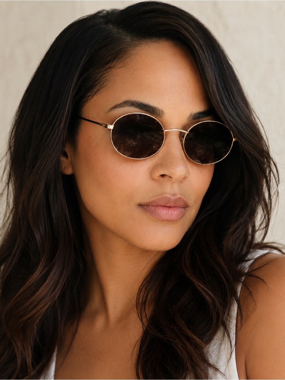 Authentic Vintage Gianni Versace Gold Sunglasses- RARE